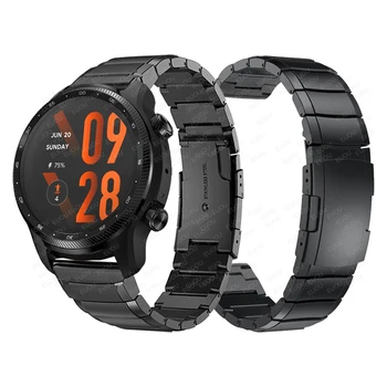Kovine, iz Nerjavečega Jekla, Trak Za TicWatch Pro 3 Ultra GPS Watch Trak Watchband Zapestnica Za Ticwatch GTX Zamenjava Manžeta