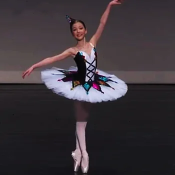 Nove Poklicne Balet Tutu Dekleta Roza Krožnik Palačinka Tutu Balerina Stranka Obleko Odraslih Žensk, Otrok, Otroci Balet Ples Kostum