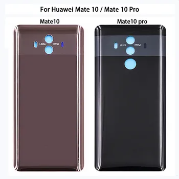 Novo Za Huawei Mate 10 / Mate 10 Pro Baterije Hrbtni Pokrovček 3D Steklena Plošča, Mate10 Zadnja Vrata Baterije, Ohišje Primeru Lepilo Zamenjati