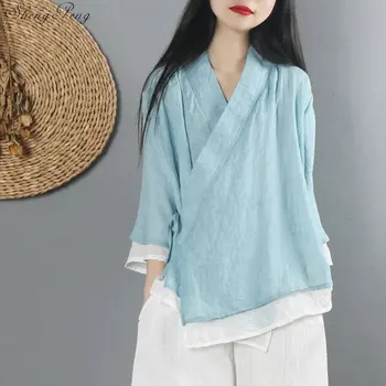 Tradicionalna kitajska oblačila za ženske cheongsam vrh mandarin ovratnik womens vrhovi in bluze orientalski Kitajska obleka G155